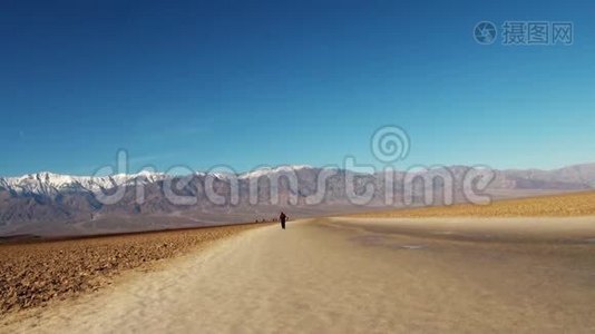美国的旅游景点。 死亡谷国家公园视频