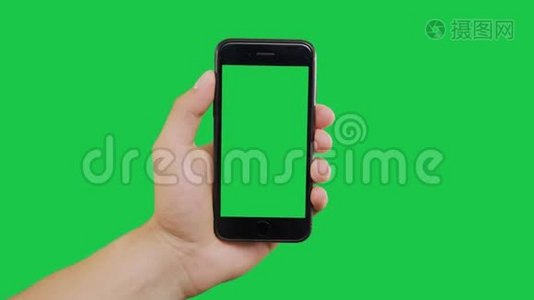 智能手机绿色屏幕视频