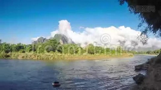 桂林黄昏的风景视频