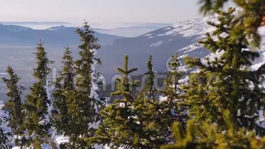 米利·伊雷梅尔山的冬季高原视频