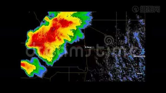 2013El Rino，俄克拉荷马州龙卷风天气雷达视频