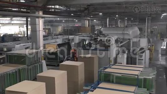 工厂生产车间设备及产品.视频
