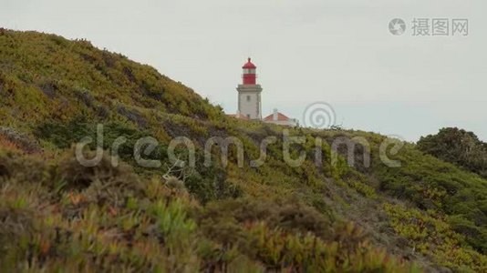 葡萄牙Roca角的Sintra自然公园称为Cabo de Roca视频