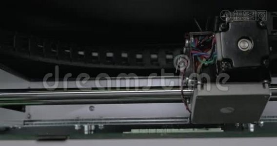 三维打印机内部打印机构.视频