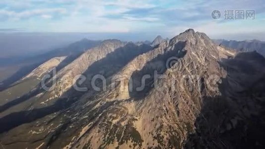 高塔特拉斯山的全景视频