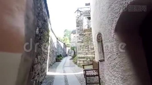 狭窄的意大利古街视频