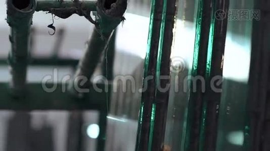 工厂窗户玻璃行业视频