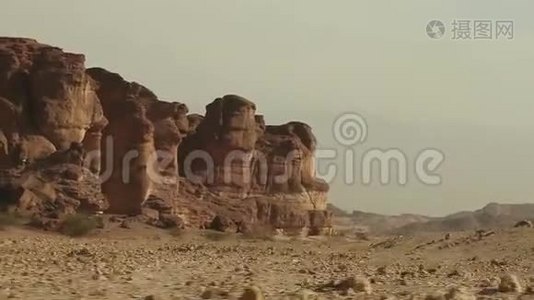 山地沙漠全景视频