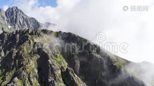 在塔特拉山飞行视频