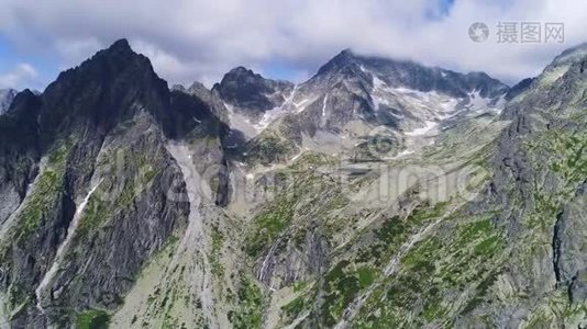 在塔特拉山飞行视频