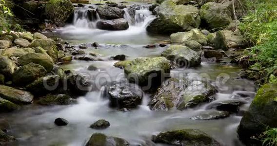 河流山：时间流逝4K，丝绸效应1视频