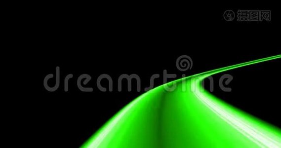 隧道内列车运动模糊动画，色度键绿色视频