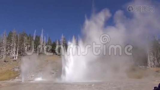 大喷泉喷发视频