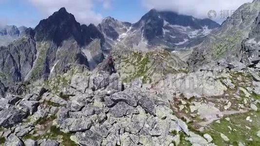 在塔特拉山飞行视频