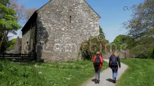 贝尔法斯特附近的北爱尔兰城堡沃德是一个受欢迎的地标视频