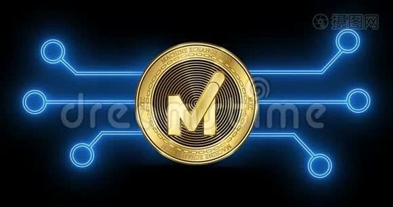 机器X change硬币MXC加密货币与发光区块链视频