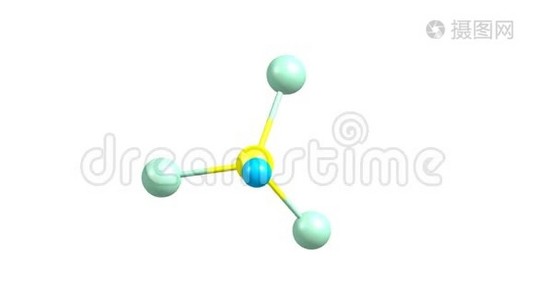 旋转氯仿分子视频视频