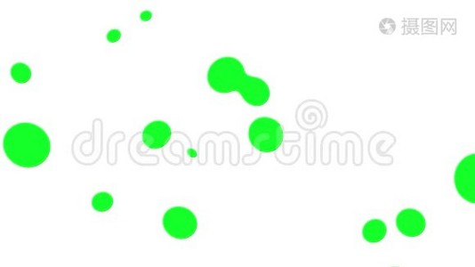 液体过渡。 绿色屏幕动态液体转换4K动画视频