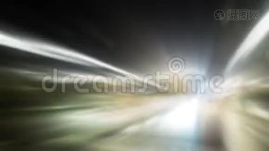 高速运动模糊夜间驾驶视频