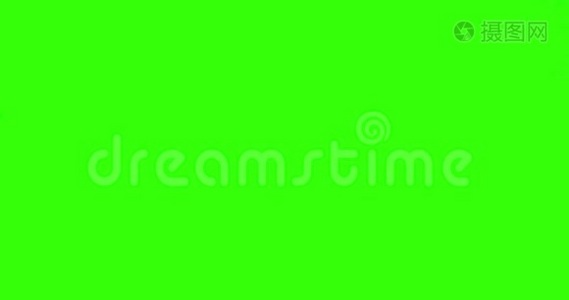 多抽象喷溅墨水刷水平和垂直笔画过渡在色度键绿色屏幕背景与阿尔法视频