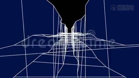 数字缠绕隧道、抽象技术隧道、数据互联网、电力电路光纤、V快速移动视频