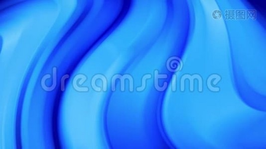 创意抽象蓝色渐变背景与蓝色混合缓慢。 平滑的无缝循环动画。 淡蓝色视频