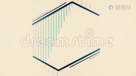 倒计时领导图形10到0。 数字从1到10。 用彩纸停止运动动画.. 倒计时电影视频