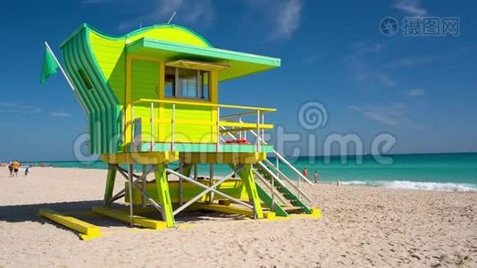 迈阿密南海滩，佛罗里达，美国视频