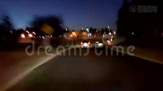 波特兰公路驾驶之夜视频