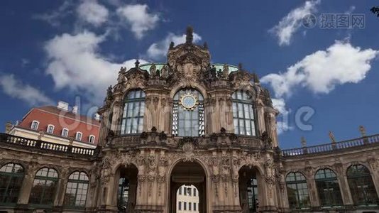 德国德累斯顿的Zwinger宫视频