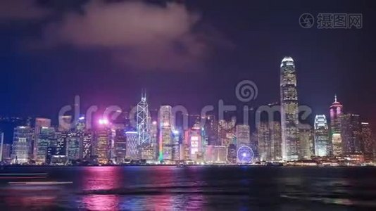 香港，从维多利亚港观赏视频