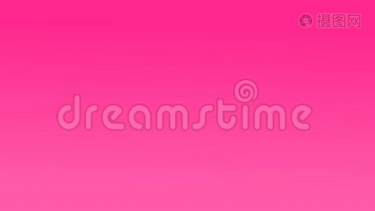 乳腺癌意识粉红色丝带动画视频