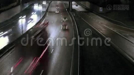 高速公路上的交通视频