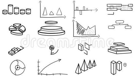 手绘信息图表视频