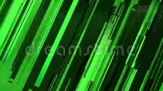 抽象绿线背景视频