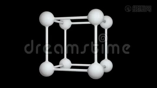 分子网格连接结构视频
