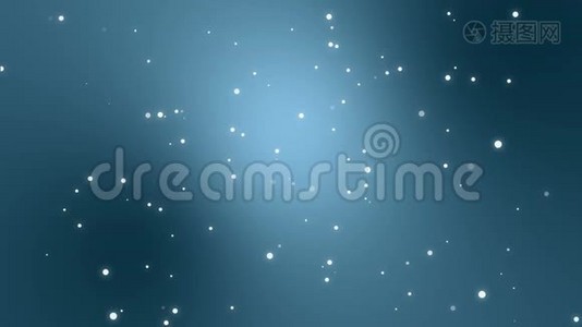 动画夜空背景与星星视频