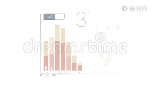 带有阿尔法频道的公司信息系统视频