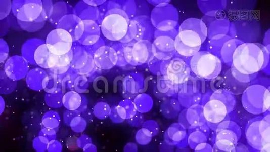 高清循环背景与漂亮的紫色薄纱视频