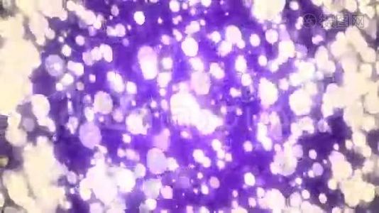 带有紫色薄纱的抽象可循环背景视频