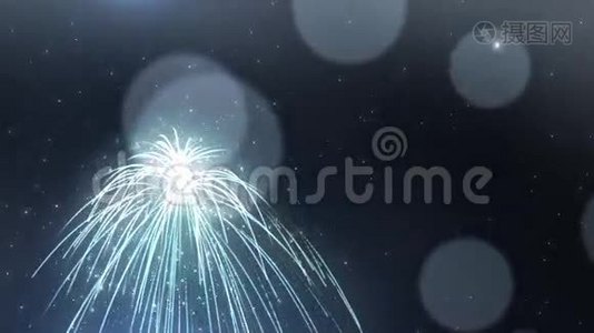 尘埃抽象的光运动标题电影背景视频