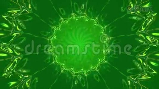 绿色抽象背景，循环视频
