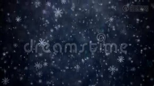 冬天的圣诞节背景视频