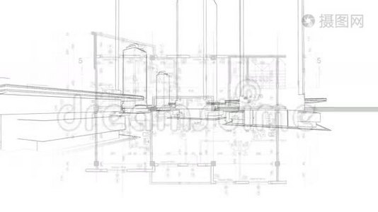 抽象架构背景视频