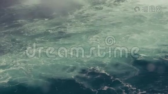 尼亚加拉河的湍流水域2视频