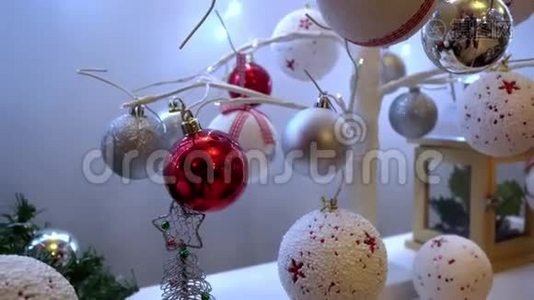 新年和圣诞装饰品视频