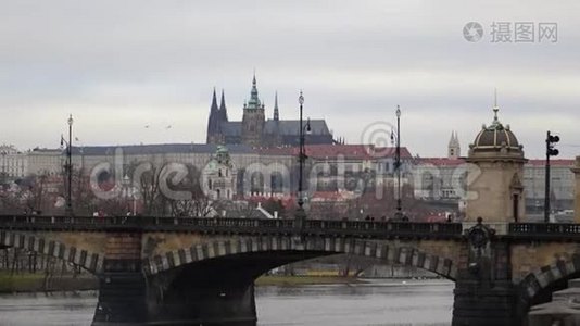 布拉格的老桥视频