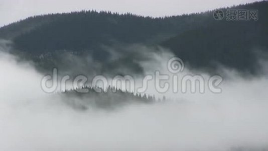 山水间，一场夏雨后..视频