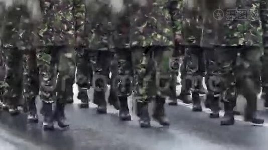 军队游行视频