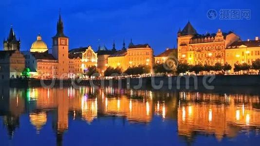 捷克共和国布拉格老城视频